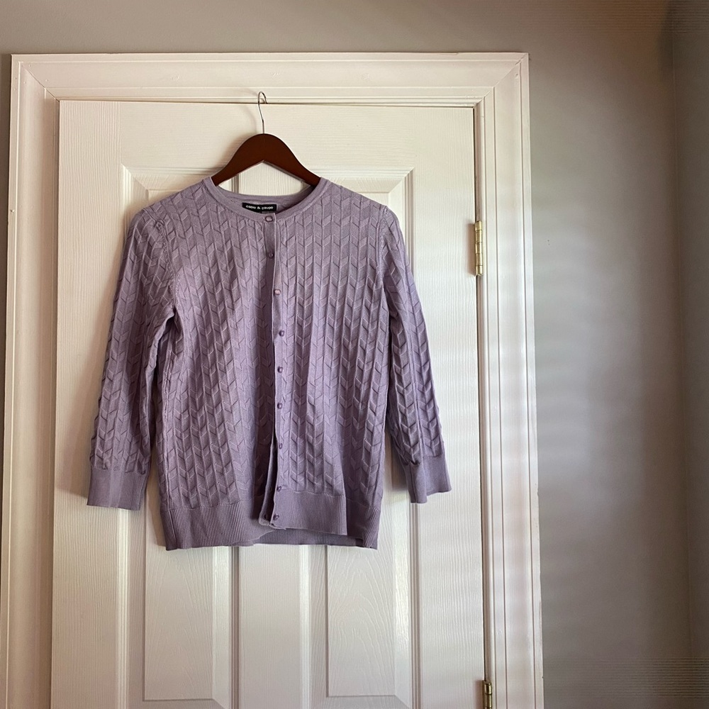 Pretty purple cardigan